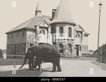 Auf Roger Williams Park stabil. Der vorsehung. 1897 Stockfoto