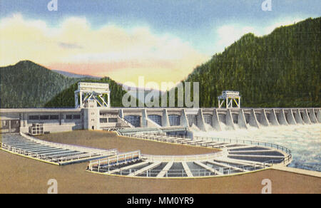 Fischtreppen auf dem Bonneville Dam. Bonneville. 1935 Stockfoto