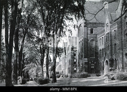 Universität Zeile. Burlington. 1937 Stockfoto