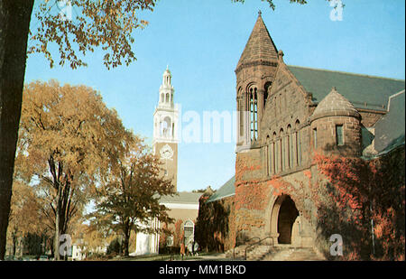 Universität von Vermont College Reihe. Burlington. 1960 Stockfoto