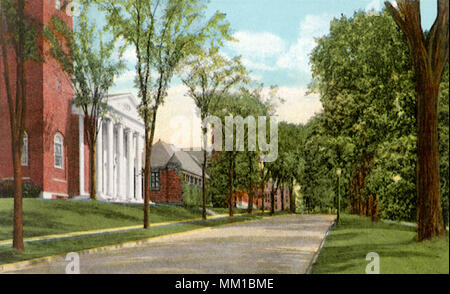 Universität von Vermont College Reihe. Burlington. 1935 Stockfoto