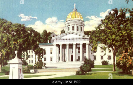 State Capitol Building. Montpelier. 1940 Stockfoto