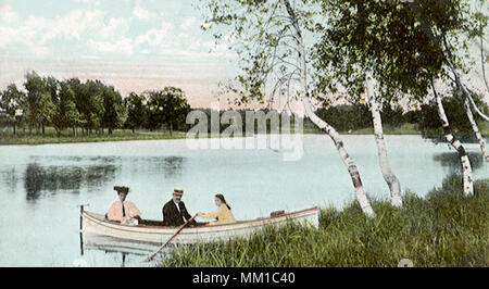 Birken bei Roger Williams Park. Der vorsehung. 1910 Stockfoto