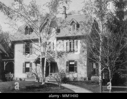 Aufenthalt von Harriet Beecher Stowe. Hartford. 1893 Stockfoto