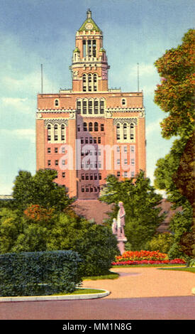 Mayo Klinik und Park. Rochester. 1952 Stockfoto