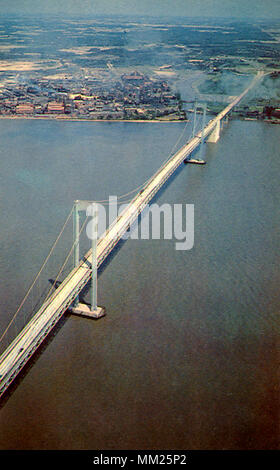 Delaware Memorial Bridge. Wilmington. 1960 Stockfoto