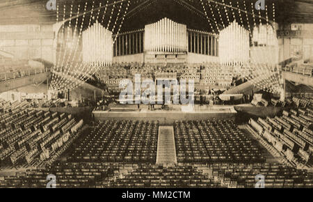 Auditorium Interieur. Ocean Grove. 1921 Stockfoto