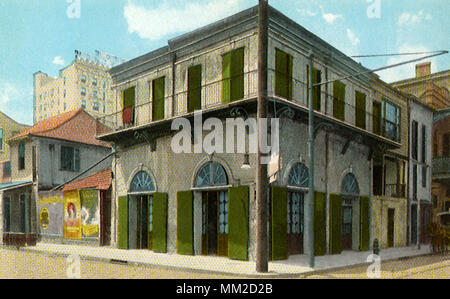 Old Absinth House an der Bourbon St. New Orleans. 1925 Stockfoto