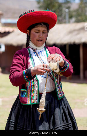 Bilder von Peru und seine Völker. Hoch- und Querformat Stockfoto