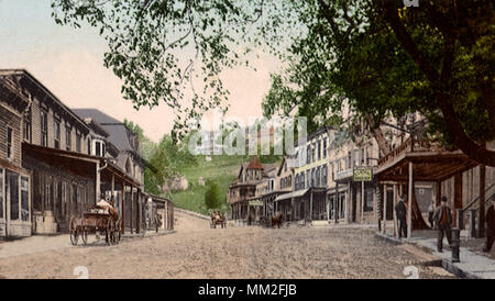 Main Street. Mount Kisco. 1906 Stockfoto