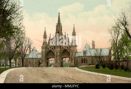 Greenwood Cemetery. Brooklyn. 1912 Stockfoto