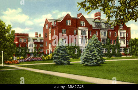 Vassar College Hall. Poughkeepsie. 1940 Stockfoto