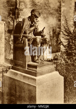 Statue von Roi Louis XI. Bourges. 1910 Stockfoto