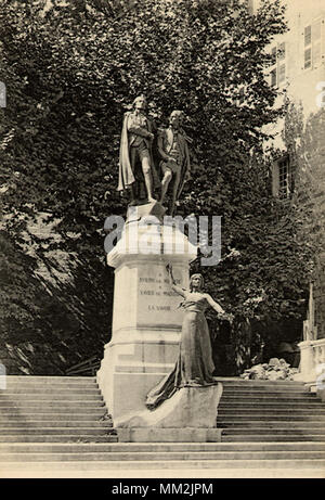 Joseph & Xavier de Maistre. Chambéry. 1910 Stockfoto