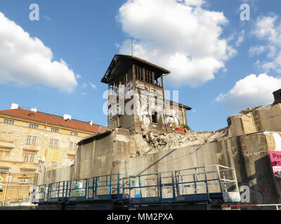 Negrelli der Viadukt in Prag, Tschechische Republik Stockfoto