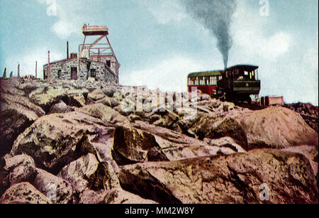 Pike's Peak Gipfel. Colorado. 1920 Stockfoto