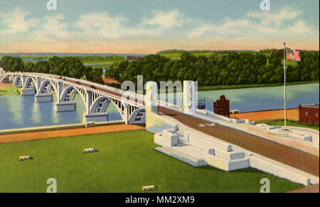 Lincoln Memorial Bridge. Fontenay-sous-Bois. 1940 Stockfoto