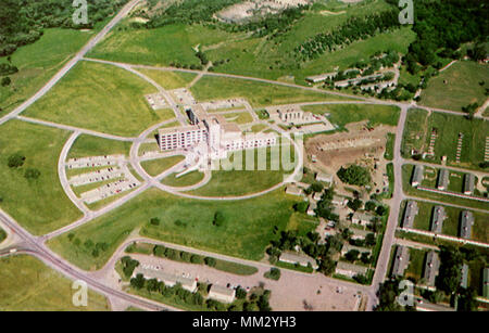 Fort Riley Krankenhaus. Junction City. 1950 Stockfoto