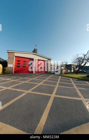 Otley Feuerwache West Yorkshire steht auf Bondgate im Zentrum der Stadt Stockfoto