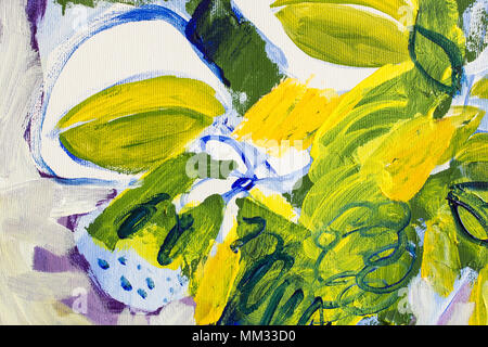 Detail des Gemäldes als Hintergrund. Stockfoto