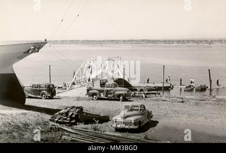 S. S. Castle Rock Dock. Smith River. 1940 Stockfoto