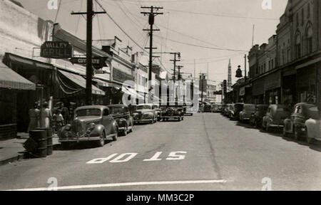 Mill Street. Grass Valley. 1948 Stockfoto