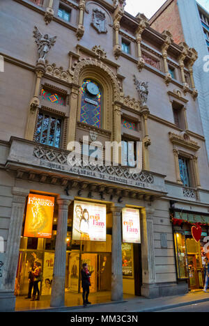 Teatre Poliorama, La Rambla, Barcelona, Katalonien, Spanien Stockfoto