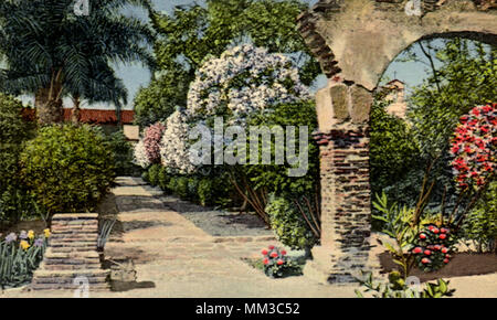 Mission San Juan Capistrano. 1945 Stockfoto