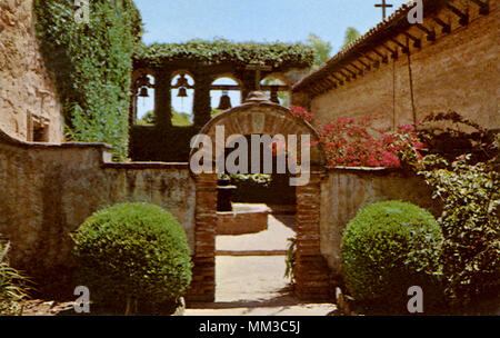 Mission San Juan Capistrano. 1954 Stockfoto