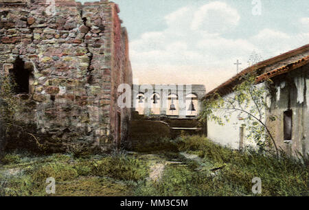 Mission San Juan Capistrano. 1945 Stockfoto