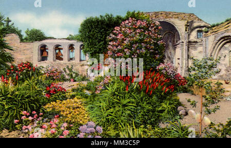 Mission San Juan Capistrano. 1945 Stockfoto