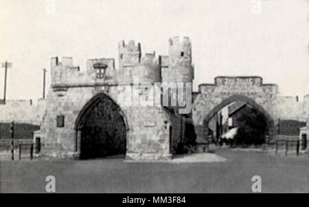 Walmgate Bar. York. 1930 Stockfoto