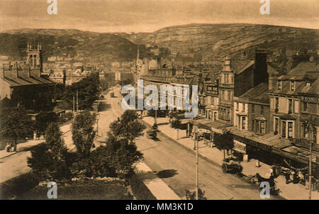 Mostyn Street. Llandudno. 1910 Stockfoto