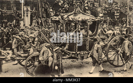 Krönung von König George V. London. 1911 Stockfoto