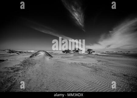 Sanddünen en Bahia Magdalena Bucht in Baja California Halbinsel im Norden von Mexiko Stockfoto