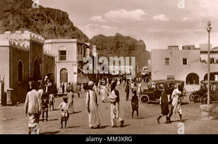 Main Street. Aden. 1930 Stockfoto