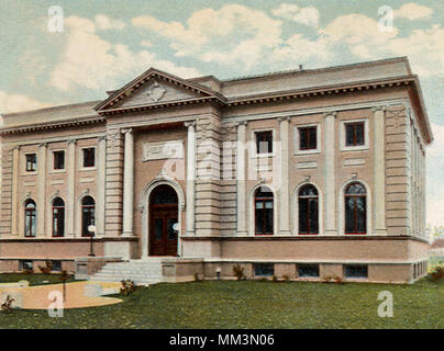 Öffentliche Bibliothek. Schenectady. 1910 Stockfoto