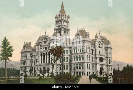 City and County Building. Salt Lake City. 1910 Stockfoto