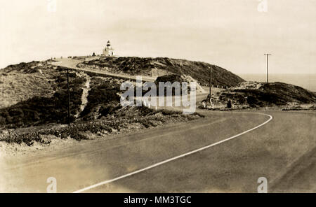 Alten spanischen Leuchtturm. San Diego. 1940 Stockfoto