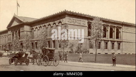 Kunst-Institut auf der Michigan Avenue Chicago. 1910 Stockfoto
