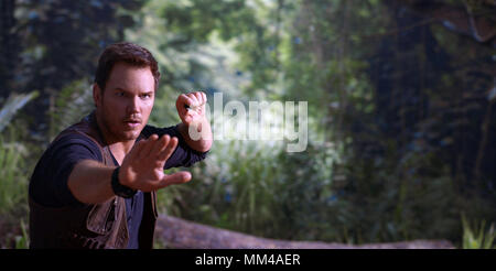 Jurassic Welt: Gefallene Königreich ist eine bevorstehende Amerikanische science fiction Abenteuer Film unter der Regie von J.A.Bayona. Der Film ist eine Fortsetzung zu Jurassic Welt (2015) und ist der fünfte Teil der Jurassic Park Filmreihe, sowie der zweite Teil einer geplanten Trilogie Jurassic Welt. Dieses Foto ist nur für den redaktionellen Gebrauch bestimmt und unterliegen dem Copyright der Film Company und/oder der Fotograf durch den Film oder die Produktion Firma zugewiesen und kann nur reproduziert durch Veröffentlichungen im Zusammenhang mit der Förderung der oben genannten Film. Eine obligatorische Gutschrift auf dem Film Firma ist erforderlich. Das Foto Stockfoto