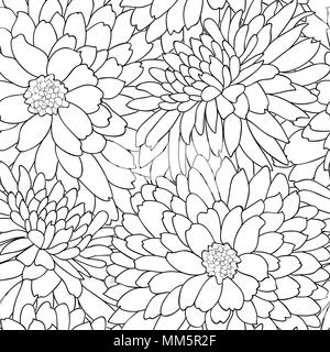 Florale nahtlose Muster. Blume Hintergrund. Gedeihen garten Textur mit Blumen. Stock Vektor