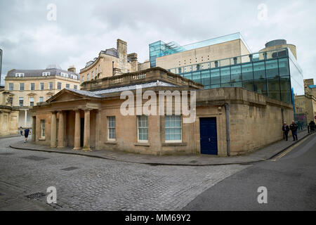 Die alten königlichen Bäder heißes Bad jetzt Teil der Thermae Bath Whirlpool England Großbritannien Stockfoto