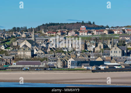 BANFF ABERDEENSHIRE SCHOTTLAND AUS GESEHEN ÜBER SANDS, WO DER FLUSS DEVERON DAS MEER TEIL 6 eintritt Stockfoto