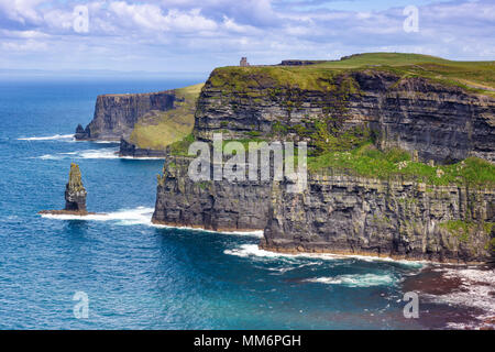 Irland Cliffs of Moher Reisen reisen Landschaft Meer Natur Tourismus den Atlantischen Ozean Stockfoto