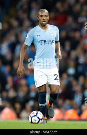 Von Manchester City Fernandinho während der Premier League Match an der Etihad Stadium, Manchester Stockfoto