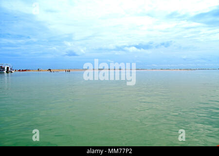 Der Bereich Vermelha Insel, Areia Vermelha Strand, Areia Vermelha Marine State Park, Cabedelo, Paraiba, Brasilien Stockfoto