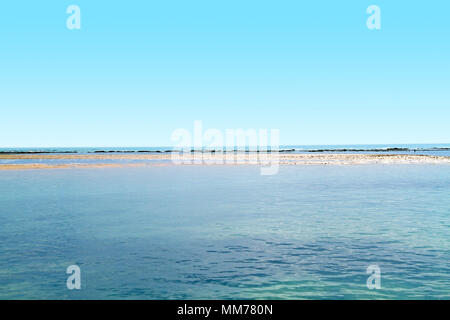 Der Bereich Vermelha Insel, Areia Vermelha Strand, Areia Vermelha Marine State Park, Cabedelo, Paraiba, Brasilien Stockfoto