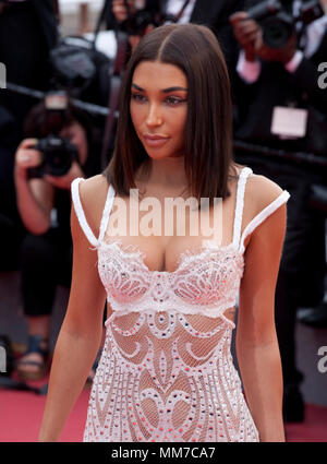 Cannes, Frankreich. 9. Mai 2018. Chantel Jeffries am Yomeddine Galavorstellung am 71. Filmfestspielen von Cannes, Mittwoch, 9. Mai 2018, Cannes, Frankreich. Foto: Doreen Kennedy Credit: Doreen Kennedy/Alamy leben Nachrichten Stockfoto