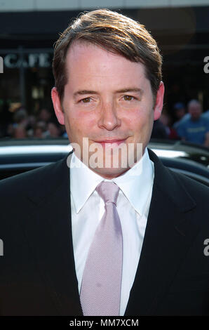 Matthew Broderick die Stepford Wives Premiere auf der Bruin Theater in Los Angeles. Juni 6, 2004. BroderickMatthew 016 Red Carpet Event, Vertikal, USA, Filmindustrie, Prominente, Fotografie, Bestof, Kunst, Kultur und Unterhaltung, Topix Prominente Fashion/Vertikal, Besten, Event in Hollywood Leben - Kalifornien, Roter Teppich und backstage, USA, Film, Stars, Film Stars, TV Stars, Musik, Promis, Fotografie, Bestof, Kunst, Kultur und Unterhaltung, Topix, headshot, vertikal, eine Person aus dem Jahr 2004, Anfrage tsuni@Gamma-USA.com Stockfoto